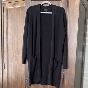 Liverpool Black Open Front Cardigan